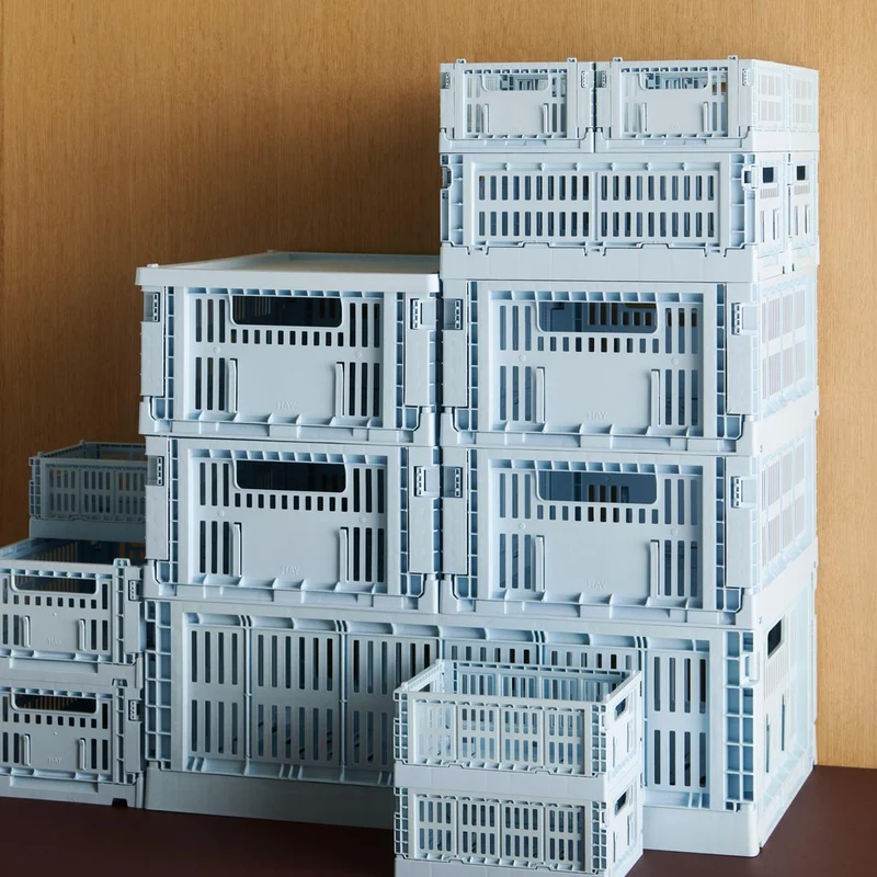 Faltbox „Colour Crate Small Soft Blue“ | Klar & harmonisch | HAY