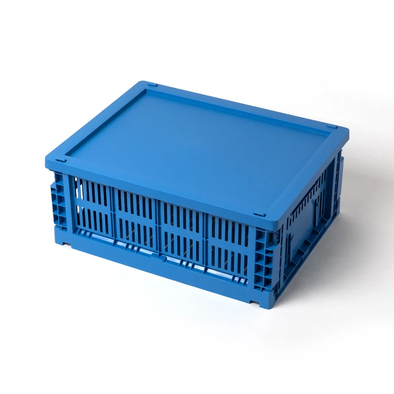 Deckel „Faltbox Medium Electric Blue“ | Frischer Akzent | HAY