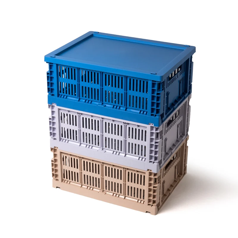 Deckel „Faltbox Medium Electric Blue“ | Frischer Akzent | HAY
