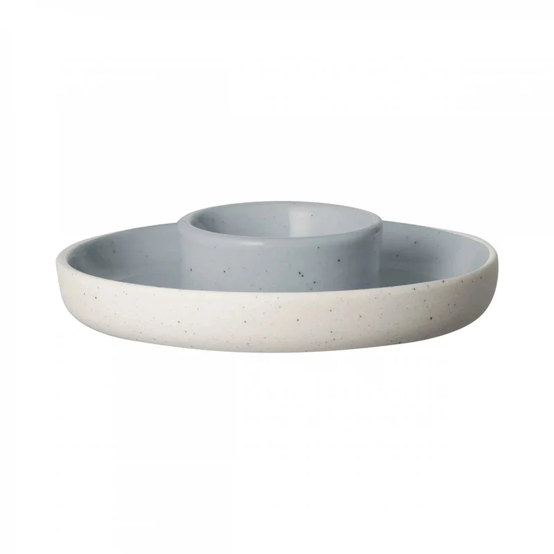 Eierbecher aus Keramik 2er-Set SABLO Stone - blomus