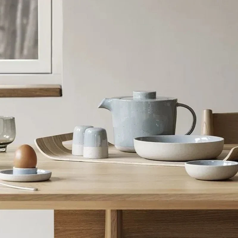 Eierbecher aus Keramik 2er-Set SABLO Stone - blomus