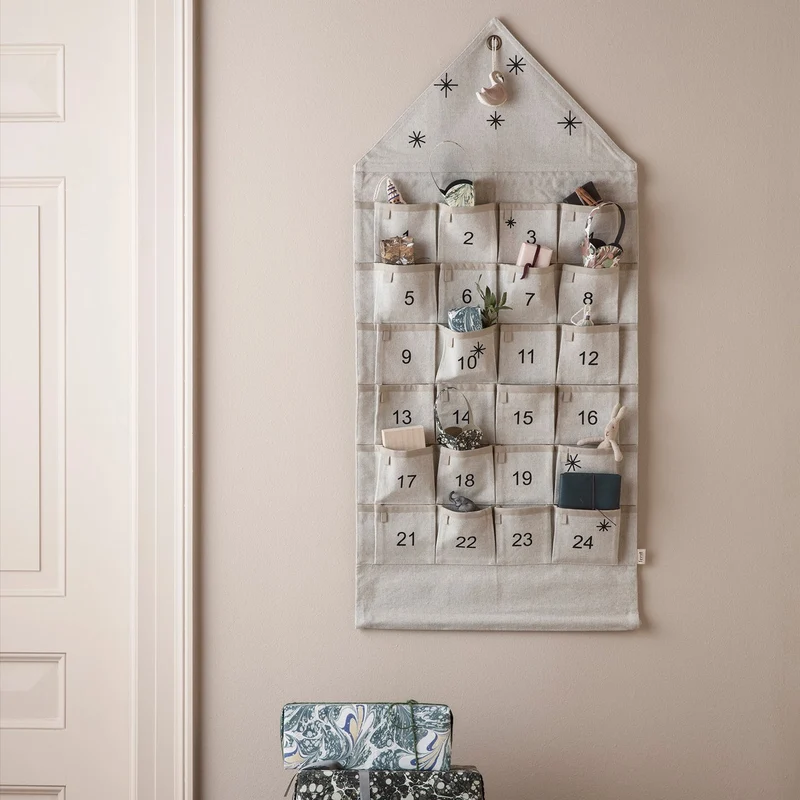 Adventskalender zum Befüllen aus Stoff Star - ferm LIVING
