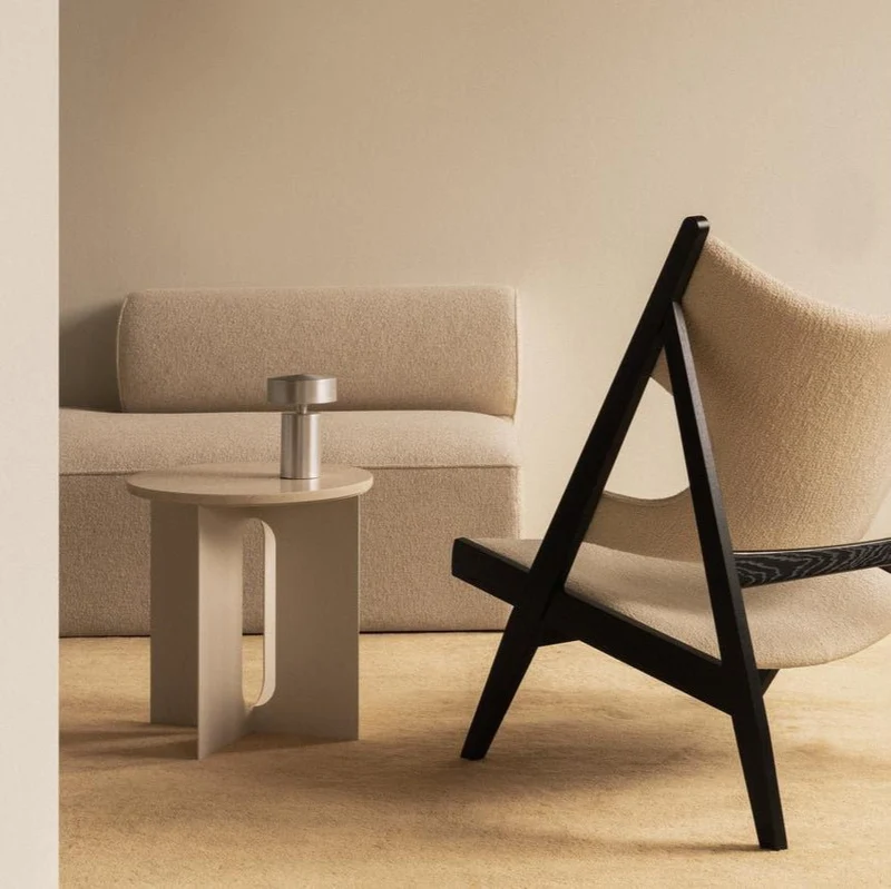 Androgyne Beistelltisch Ivory - Audo