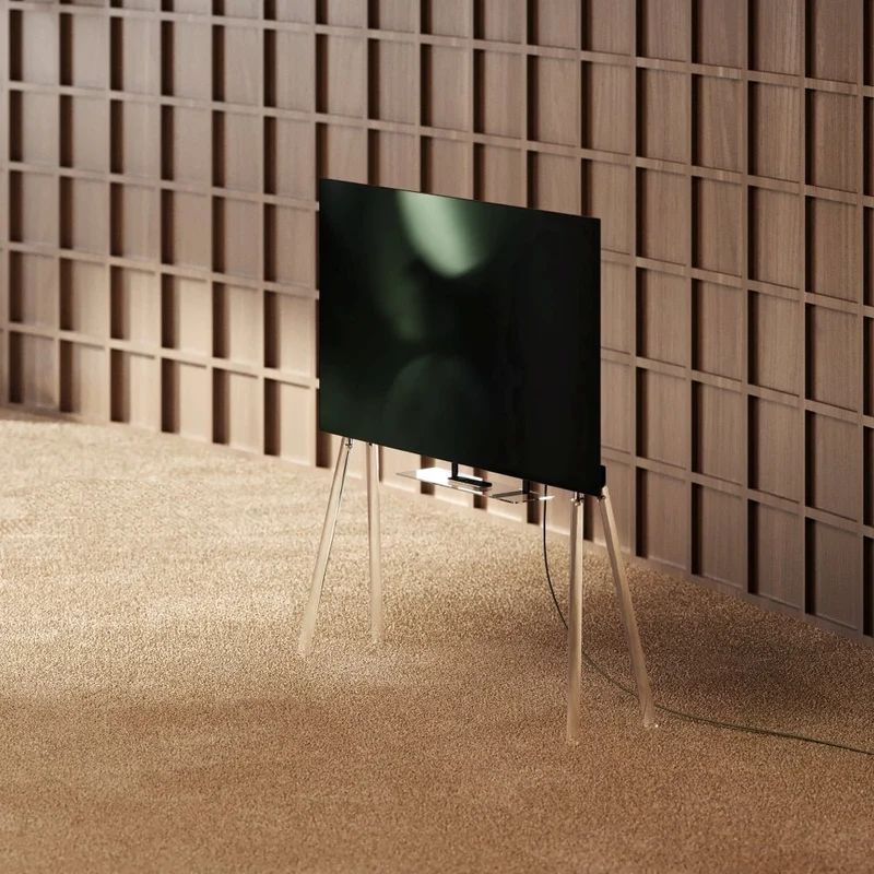 TV-Ständer aus Acryl für 42-55 Zoll TV, Transparent - JALG