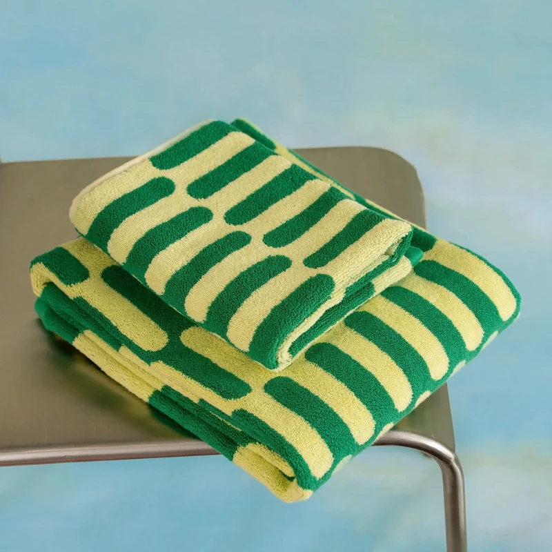 Handtuch “Paseo” 50 × 70 cm | Weiche Bio-Baumwolle | Tarta Gelatina