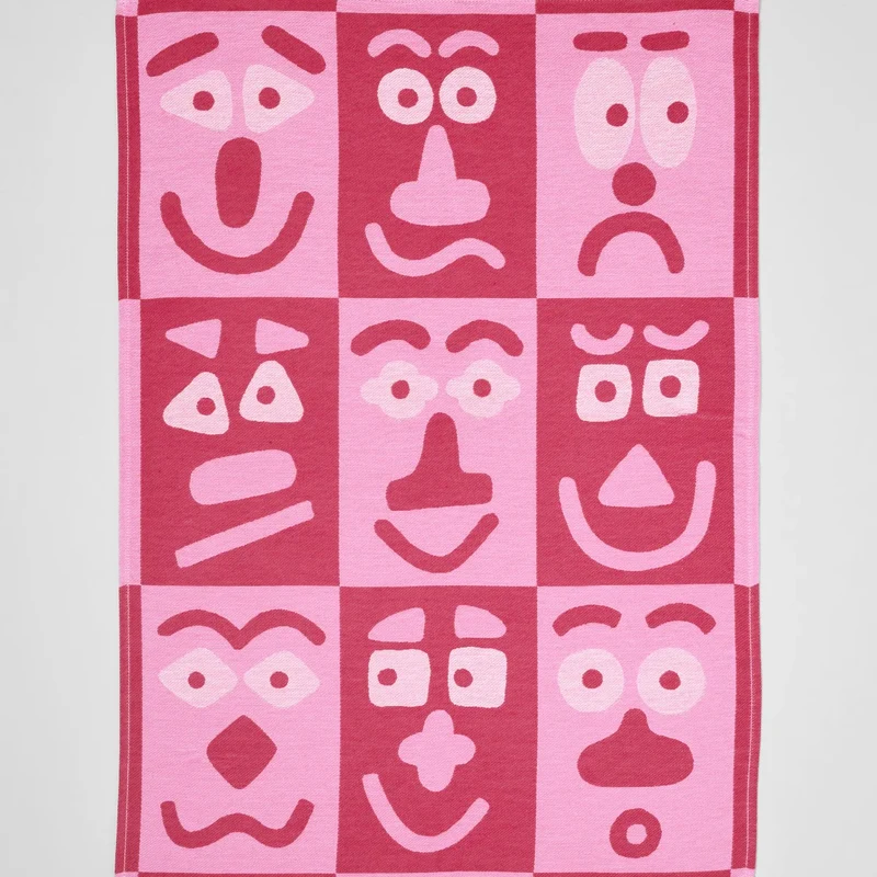 Küchentuch „Making Face Pink/Maroon“ | Farbige Küche | WRAP