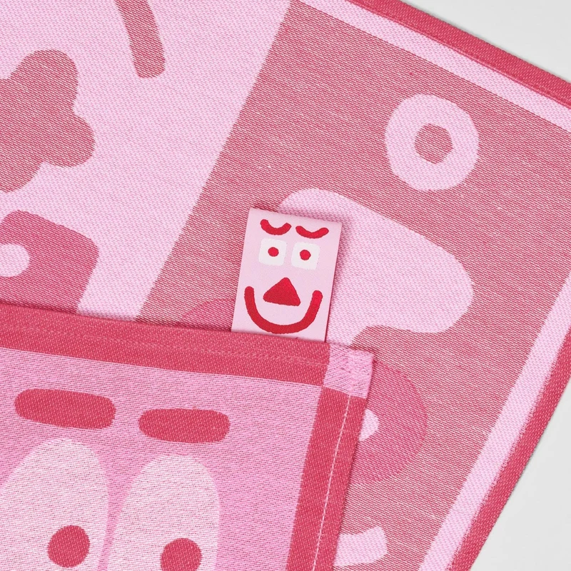Küchentuch „Making Face Pink/Maroon“ | Farbige Küche | WRAP