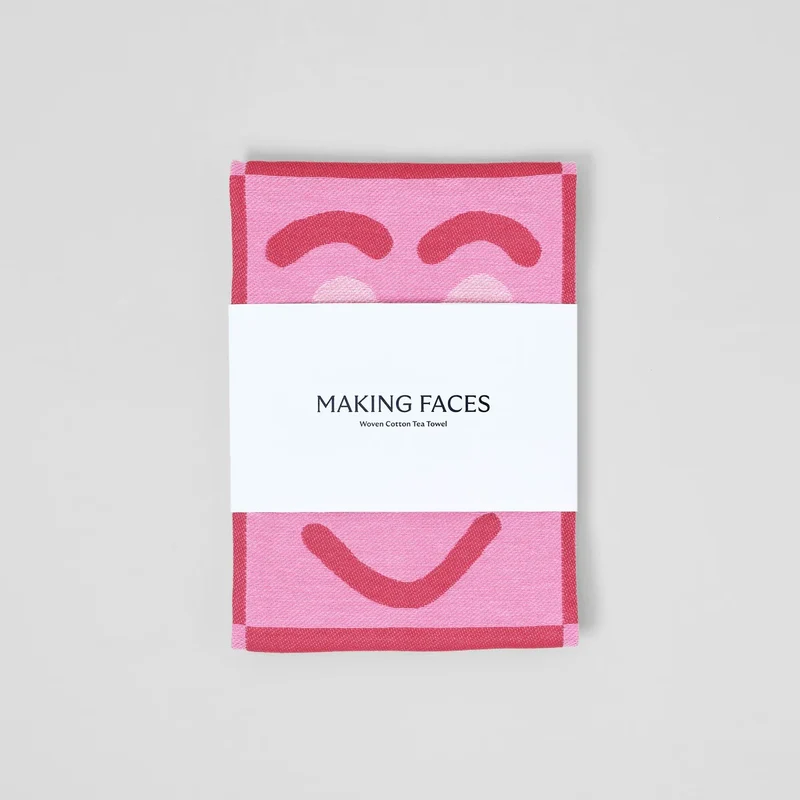 Küchentuch „Making Face Pink/Maroon“ | Farbige Küche | WRAP