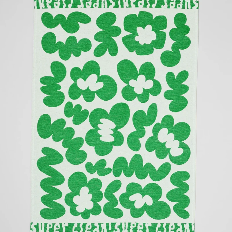 Küchentuch „Super Clean Flowers Green/Natural“ | Moderne Küche | WRAP