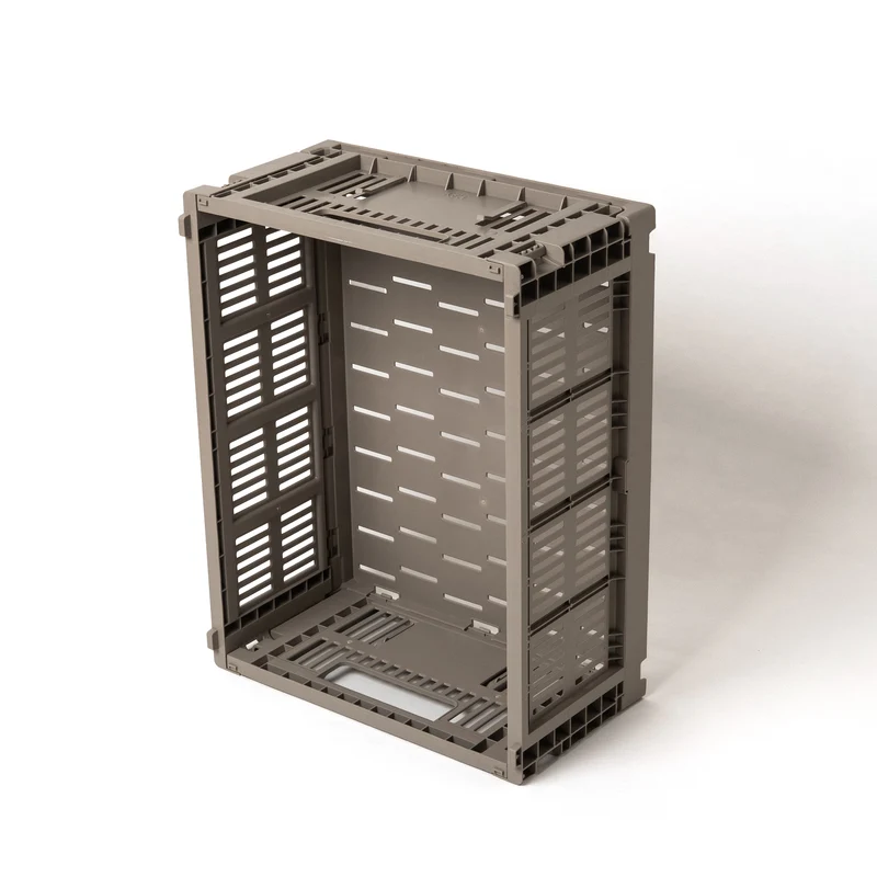 Faltbox „Colour Crate Medium Warm Grey“ | Schlicht & funktional | HAY