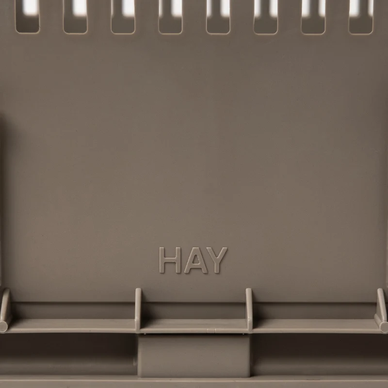 Faltbox „Colour Crate Medium Warm Grey“ | Schlicht & funktional | HAY