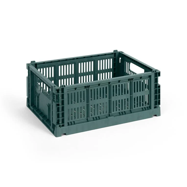 Faltbox „Colour Crate Medium Dark Green“ | Markant & praktisch | HAY