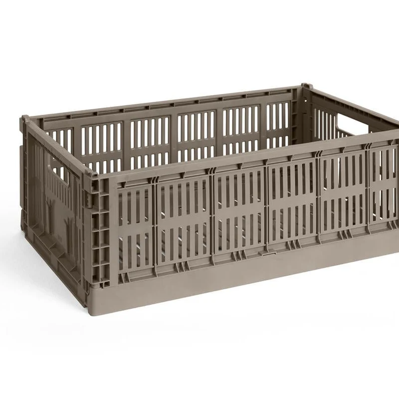 Faltbox „Colour Crate Large Warm Grey“ | Zeitlos & funktional | HAY