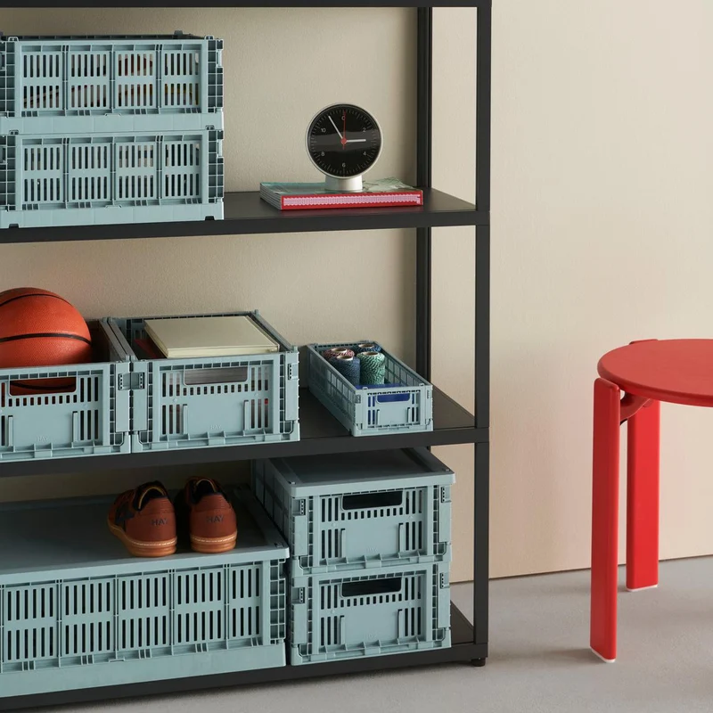 Faltbox „Colour Crate Large Dusty Blue“ | Vielseitig & klar | HAY
