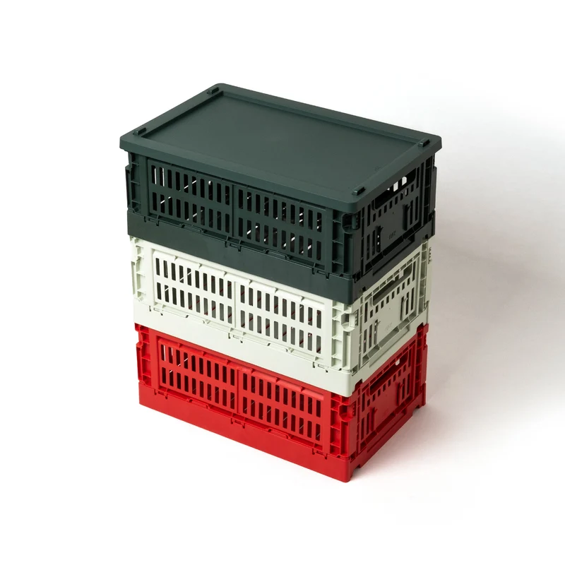 Deckel „Faltbox Small Dark Green“ | Zeitlos kombiniert | HAY