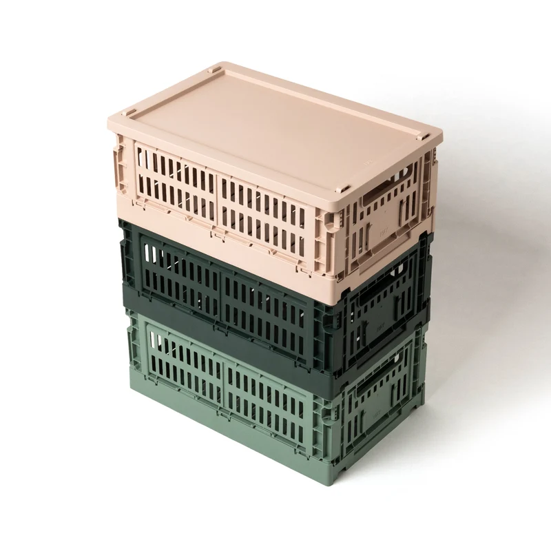Deckel „Faltbox Small Powder“ | Zart ergänzt | HAY
