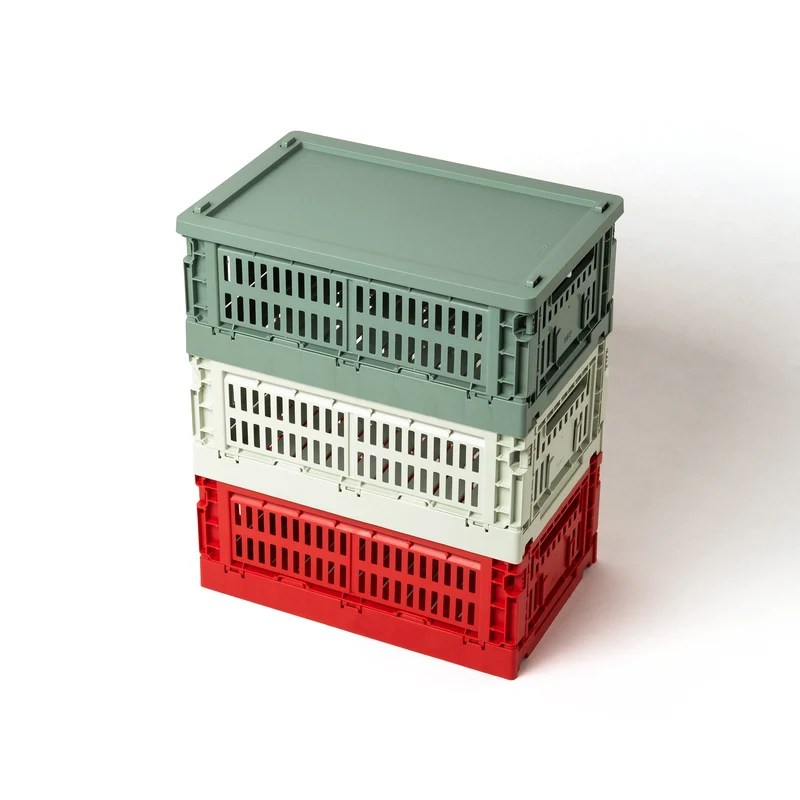Deckel „Faltbox Small Sage Green“ | Kompakt & passend | HAY
