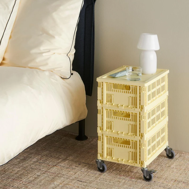 Deckel „Faltbox Medium Light Yellow“ | Freundlicher Farbakzent | HAY