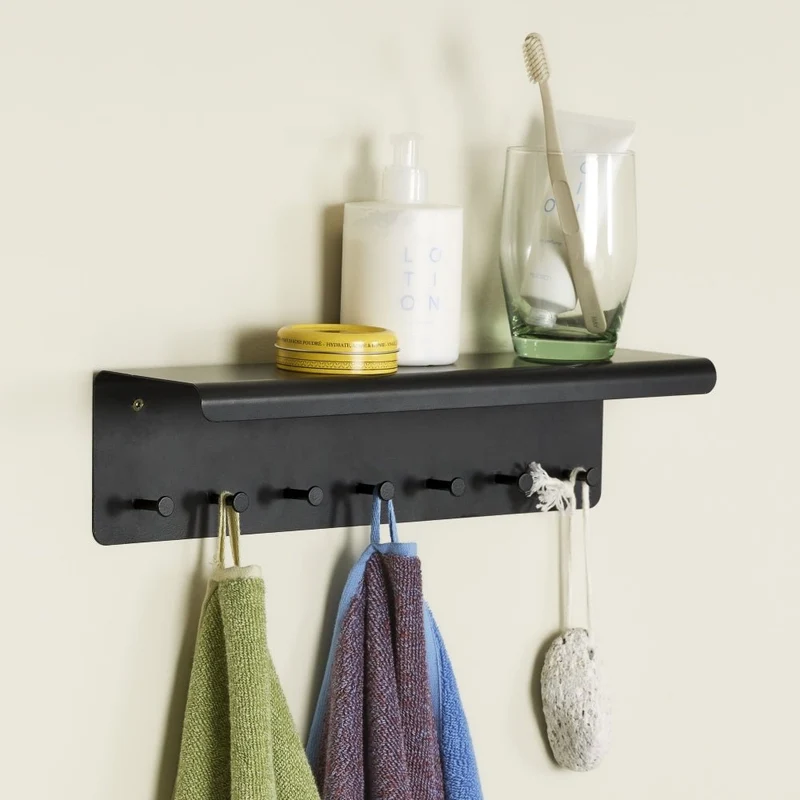 Garderobe Metall Bow Schwarz - Hübsch Interior