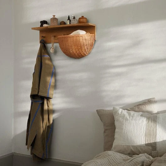 Wandkorb Braided, Einzeln oder im 2er Set - ferm LIVING