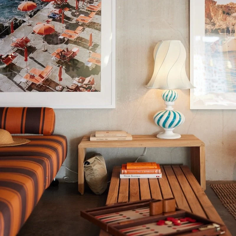 HKliving Sitzbank 'Slatted Bench' – Moderne Teakholz Bank