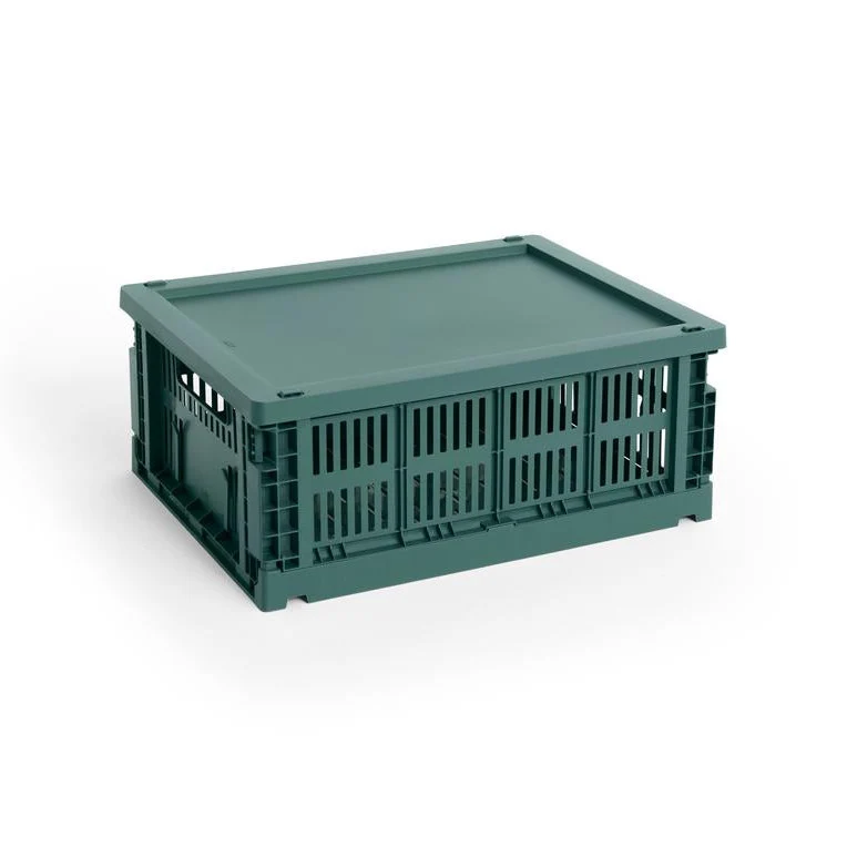 Deckel „Faltbox Medium Dark Green“ | Ruhig & funktional | HAY