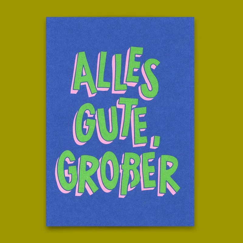 Postkarte "Alles Gute, Großer" | Besondere Karte zur Gratulation
