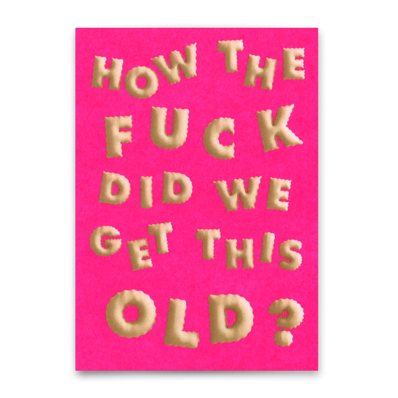 Postkarte "This old" | Lustige Karte zum Geburtstag