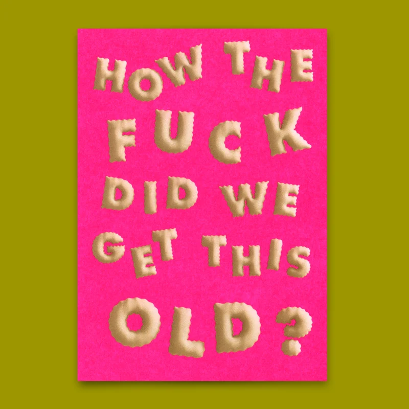 Postkarte "This old" | Lustige Karte zum Geburtstag
