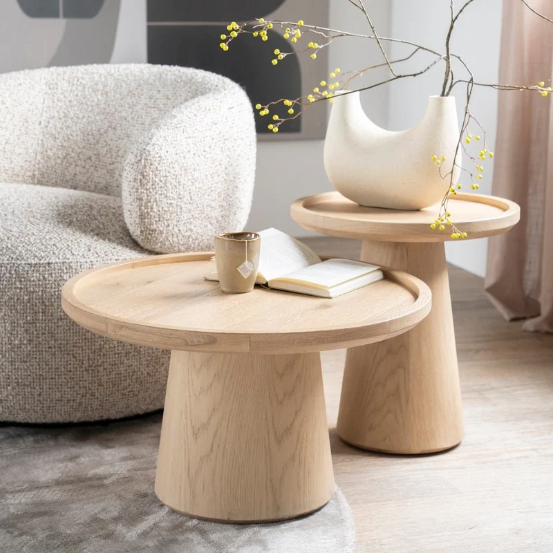 Couchtisch Leia ⌀66x49cm - Eleonora