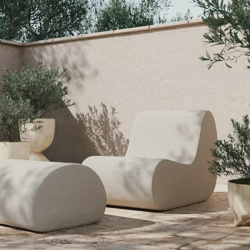 Sessel Rouli Center Module Pure Bouclé Outdoor - fermLIVING