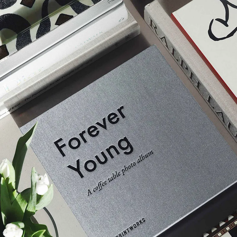 Fotoalbum “Forever Young” Small | Kompaktes Erinnerungsalbum | PRINTWORKS