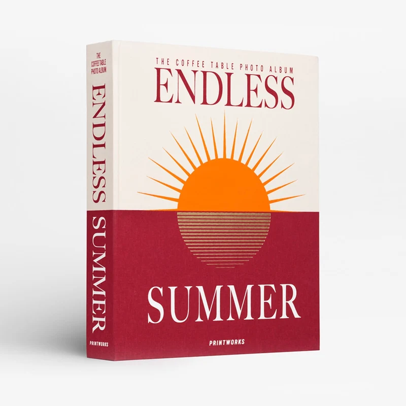 Fotoalbum “Endless Summer” Maroon | Sommerliche Erinnerungen | PRINTWORKS