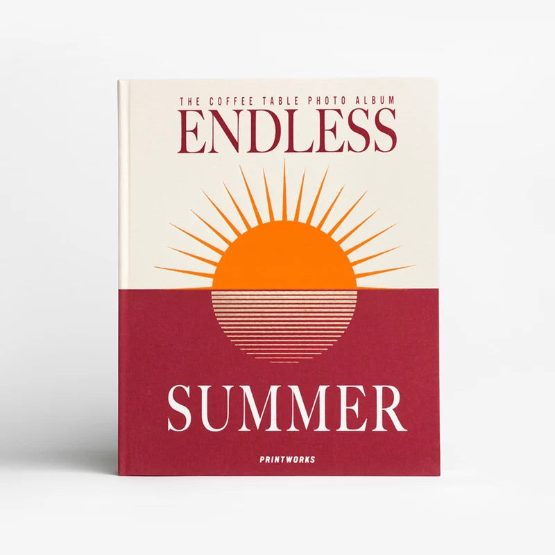 Fotoalbum “Endless Summer” Maroon | Sommerliche Erinnerungen | PRINTWORKS