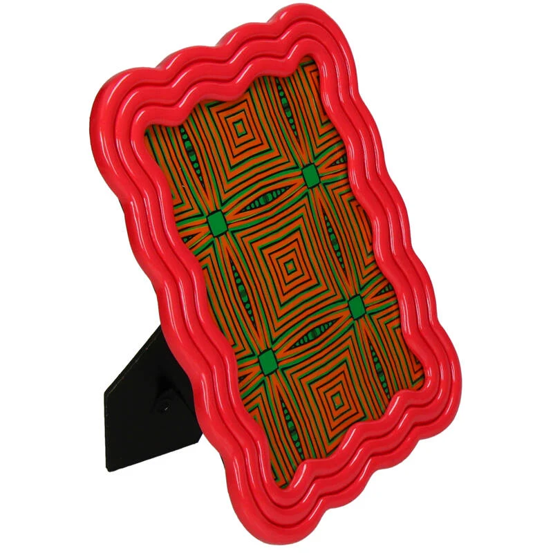 Bilderrahmen “Wiggle” Rosa 13 x 18 cm | Verspielter Rahmen | Kersten BV