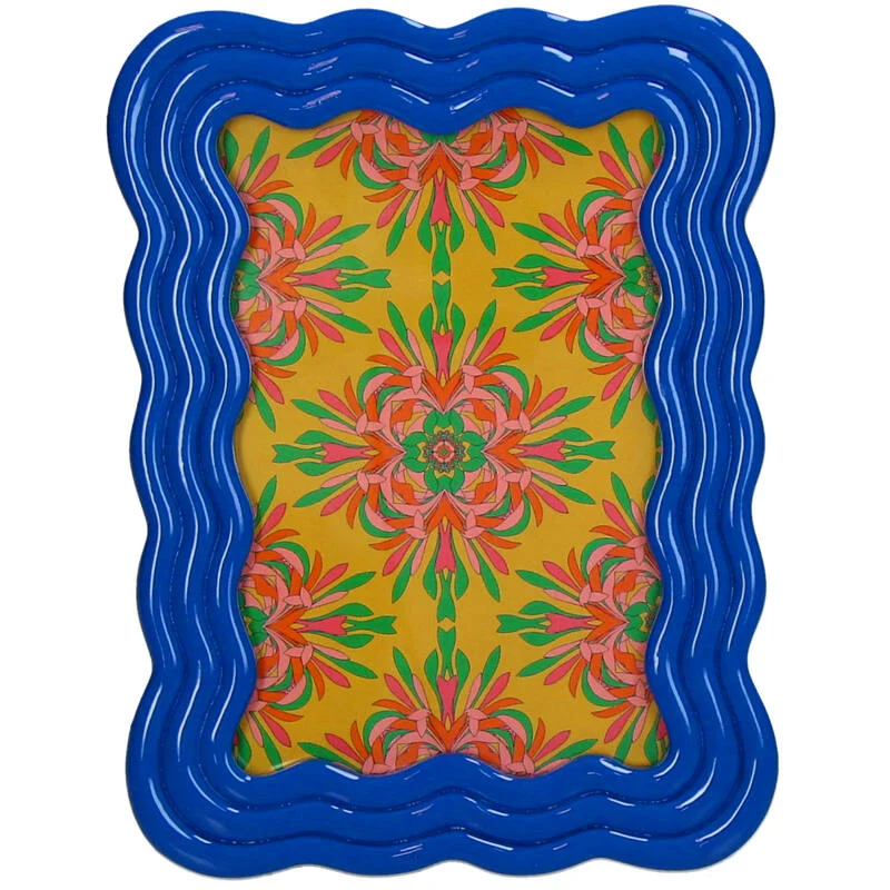 Bilderrahmen “Wiggle” Blau 10 x 15 cm | Verspieltes Design | Kersten BV