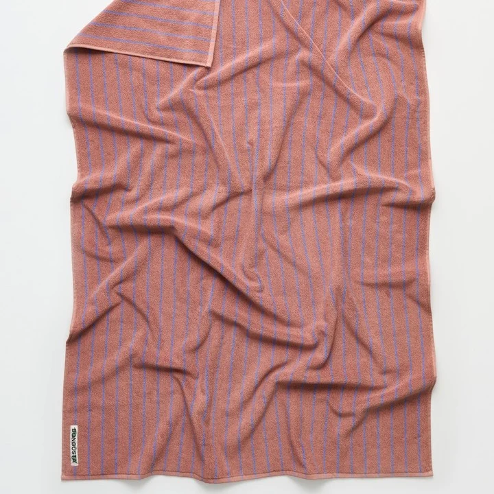 Badelaken „Naram Camel & Ultramarine“ | 100 × 150 cm | Bongusta