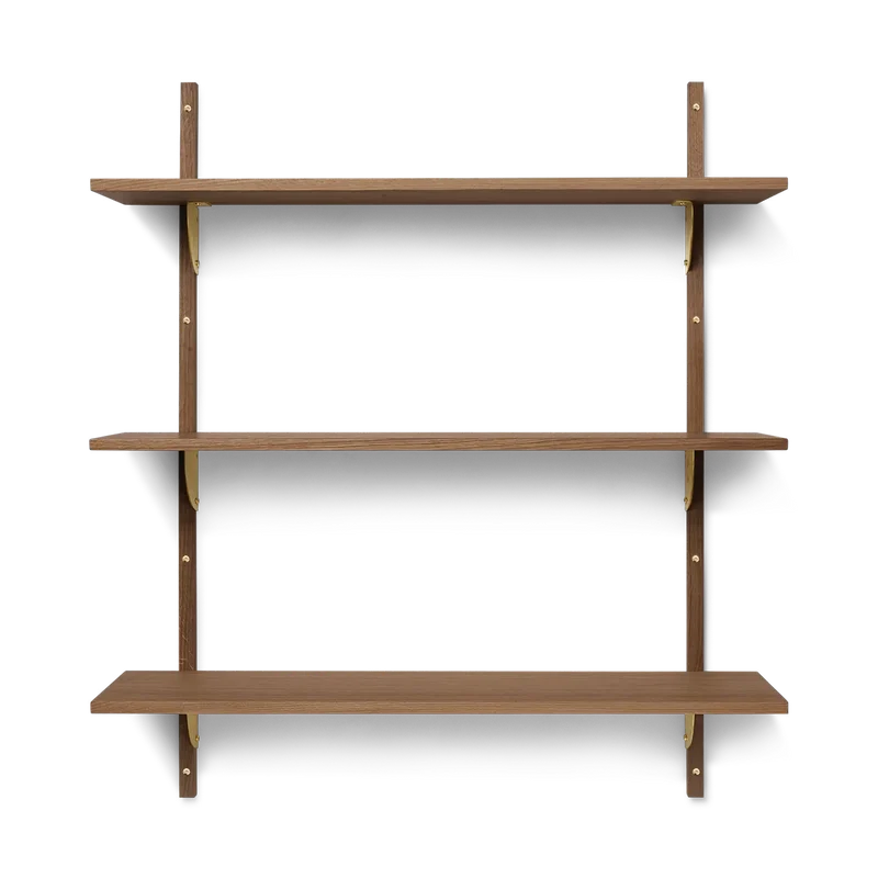 Sector Shelf Wandregal Eiche & Messing - ferm LIVING