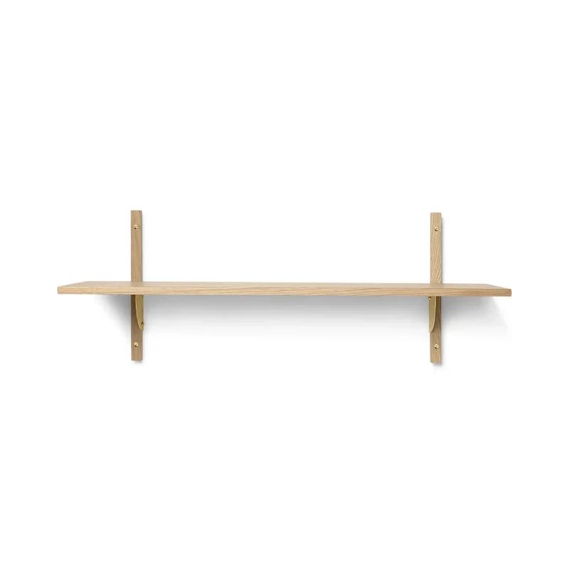 Sector Shelf Wandregal Eiche & Messing - ferm LIVING
