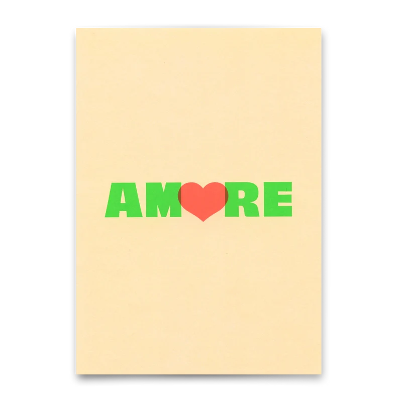 Postkarte "Amore" | Coole Karte für Verliebte