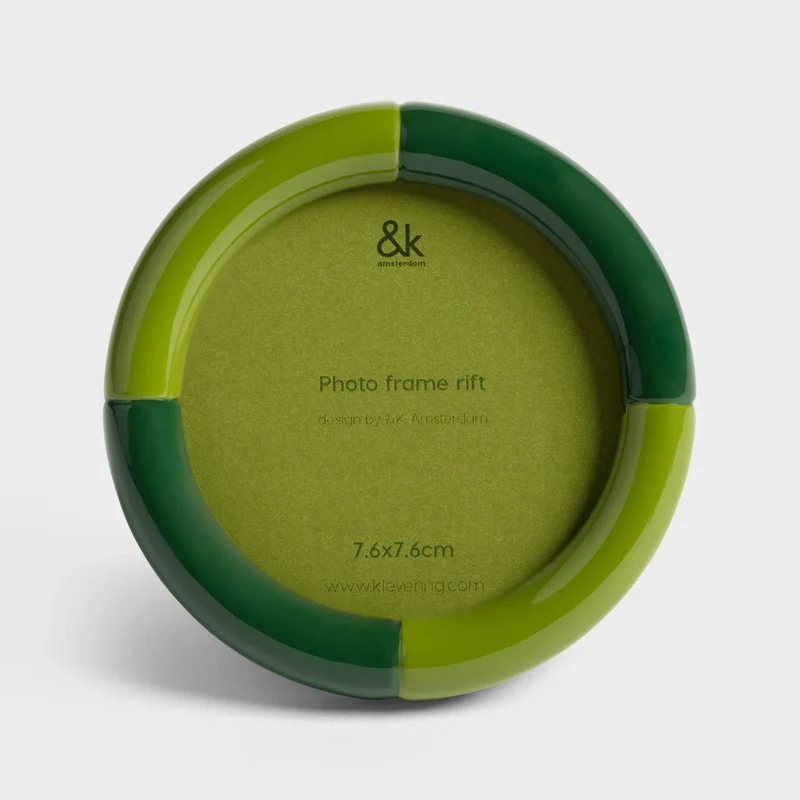 Bilderrahmen „Rift Round Small 7,6 cm“ | Für besondere Momente | &Klevering