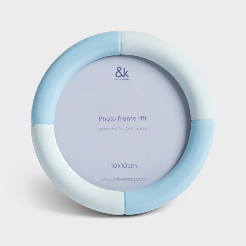 Bilderrahmen „Rift Round Medium 10 cm“ | Kreisform mit Charakter | &Klevering