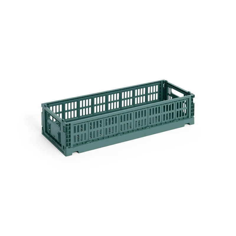 Faltbox „Colour Crate Mini Oblong Dark Green“ | Dunkler Allrounder | HAY