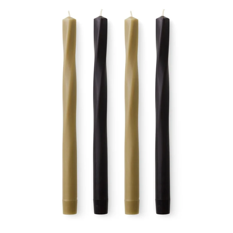 Twist Tapered Kerzen 4er Set - Audo