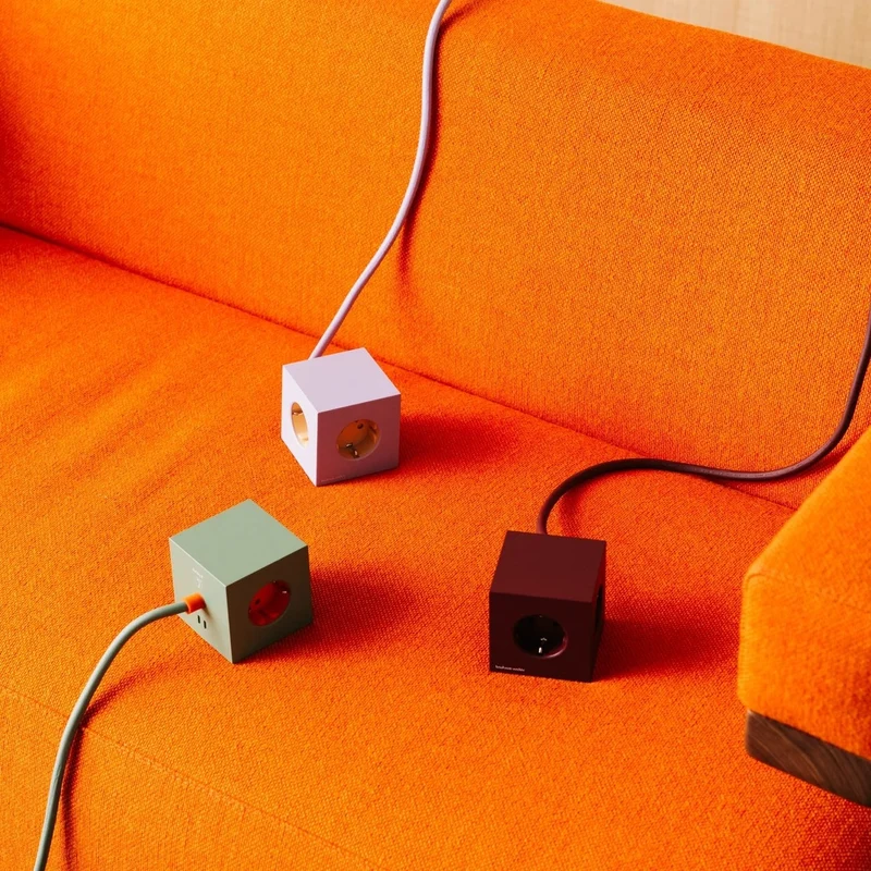 Avolt Square 1 Steckdosenwürfel mit Kabel & USB-C - AVOLT