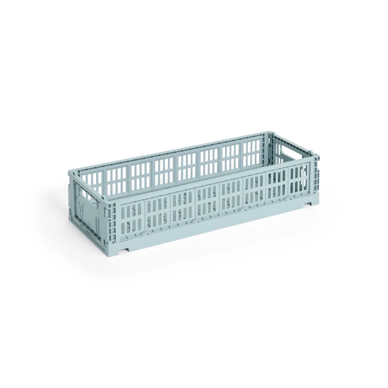 Faltbox „Colour Crate Mini Oblong Dusty Blue“ | Praktisch & ruhig | HAY