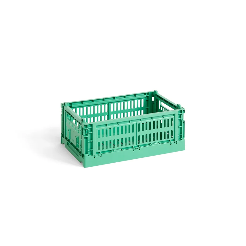 Faltbox „Colour Crate Small Dark Mint“ | Tiefer Ton, klare Form | HAY