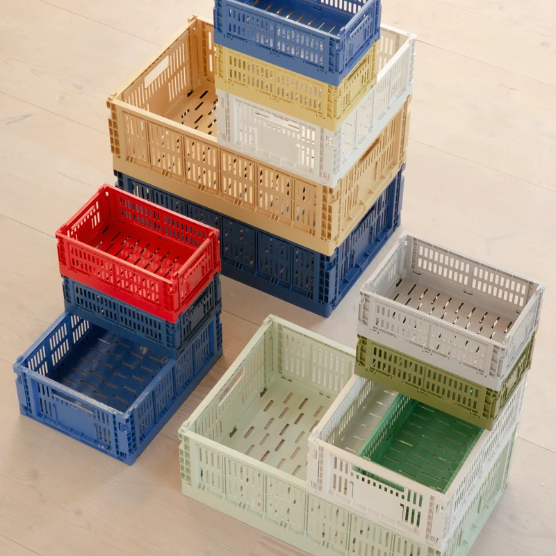 Faltbox „Colour Crate Small Dark Mint“ | Tiefer Ton, klare Form | HAY