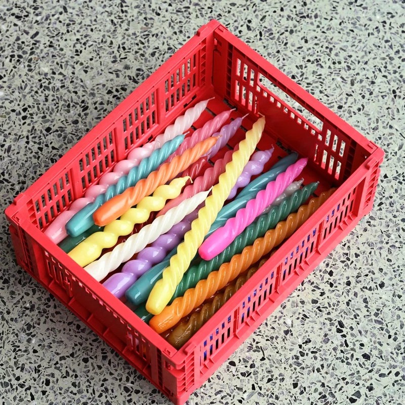 Faltbox „Colour Crate Medium Red“ | Ordnungshelfer mit Farbe | HAY