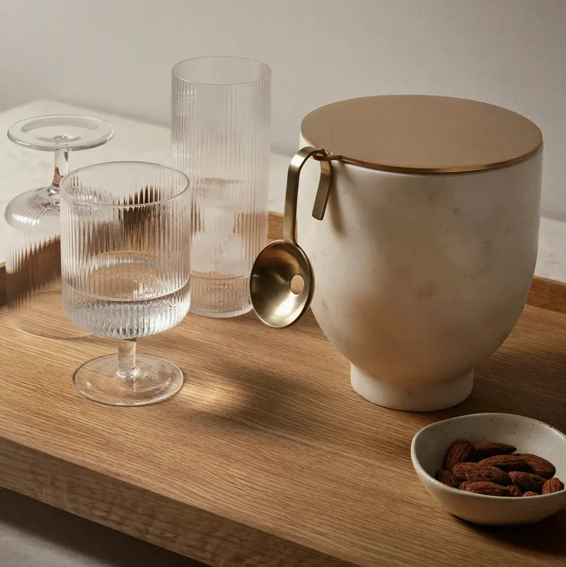 Weingläser Ripple (2er Set) - ferm LIVING